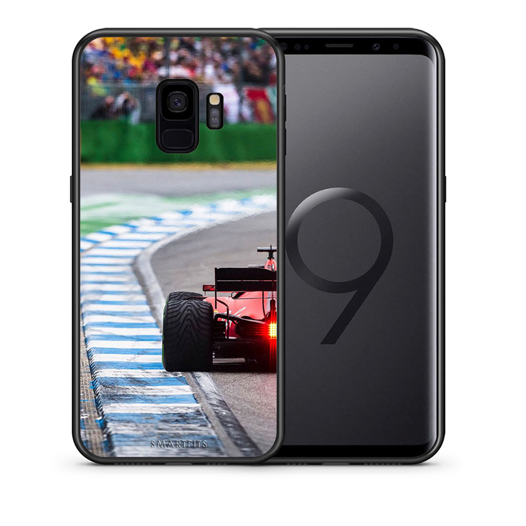 Θήκη Samsung S9 Racing Vibes από τη Smartfits με σχέδιο στο πίσω μέρος και μαύρο περίβλημα | Samsung S9 Racing Vibes case with colorful back and black bezels