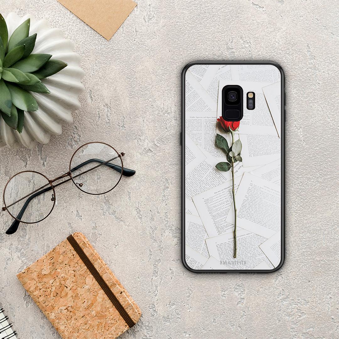 Red Rose - Samsung Galaxy S9 θήκη