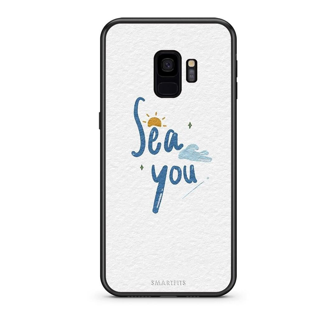 samsung s9 Sea You Θήκη από τη Smartfits με σχέδιο στο πίσω μέρος και μαύρο περίβλημα | Smartphone case with colorful back and black bezels by Smartfits