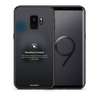 Thumbnail for Θήκη Samsung S9 Sensitive Content από τη Smartfits με σχέδιο στο πίσω μέρος και μαύρο περίβλημα | Samsung S9 Sensitive Content case with colorful back and black bezels