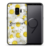 Thumbnail for Θήκη Samsung S9 Summer Daisies από τη Smartfits με σχέδιο στο πίσω μέρος και μαύρο περίβλημα | Samsung S9 Summer Daisies case with colorful back and black bezels