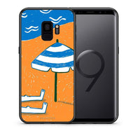 Thumbnail for Θήκη Samsung S9 Summering από τη Smartfits με σχέδιο στο πίσω μέρος και μαύρο περίβλημα | Samsung S9 Summering case with colorful back and black bezels