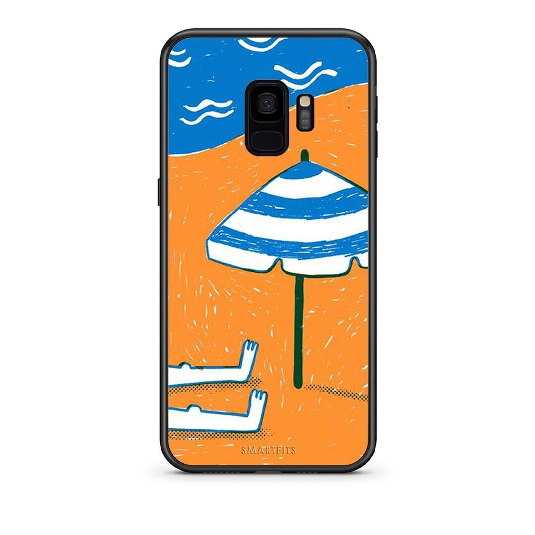 samsung s9 Summering Θήκη από τη Smartfits με σχέδιο στο πίσω μέρος και μαύρο περίβλημα | Smartphone case with colorful back and black bezels by Smartfits