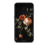 Thumbnail for samsung s9 Vintage Roses θήκη από τη Smartfits με σχέδιο στο πίσω μέρος και μαύρο περίβλημα | Smartphone case with colorful back and black bezels by Smartfits