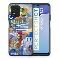 Thumbnail for Θήκη Vivo Y01 / Y15s All Greek από τη Smartfits με σχέδιο στο πίσω μέρος και μαύρο περίβλημα | Vivo Y01 / Y15s All Greek case with colorful back and black bezels