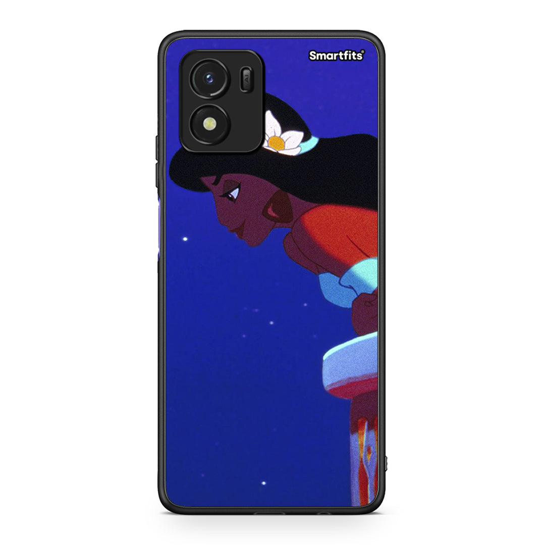 Vivo Y01 / Y15s Alladin And Jasmine Love 2 θήκη από τη Smartfits με σχέδιο στο πίσω μέρος και μαύρο περίβλημα | Smartphone case with colorful back and black bezels by Smartfits