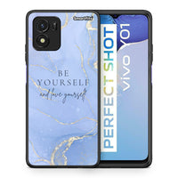 Thumbnail for Θήκη Vivo Y01 / Y15s Be Yourself από τη Smartfits με σχέδιο στο πίσω μέρος και μαύρο περίβλημα | Vivo Y01 / Y15s Be Yourself case with colorful back and black bezels