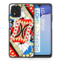 Thumbnail for Θήκη Vivo Y01 / Y15s Card Love από τη Smartfits με σχέδιο στο πίσω μέρος και μαύρο περίβλημα | Vivo Y01 / Y15s Card Love case with colorful back and black bezels