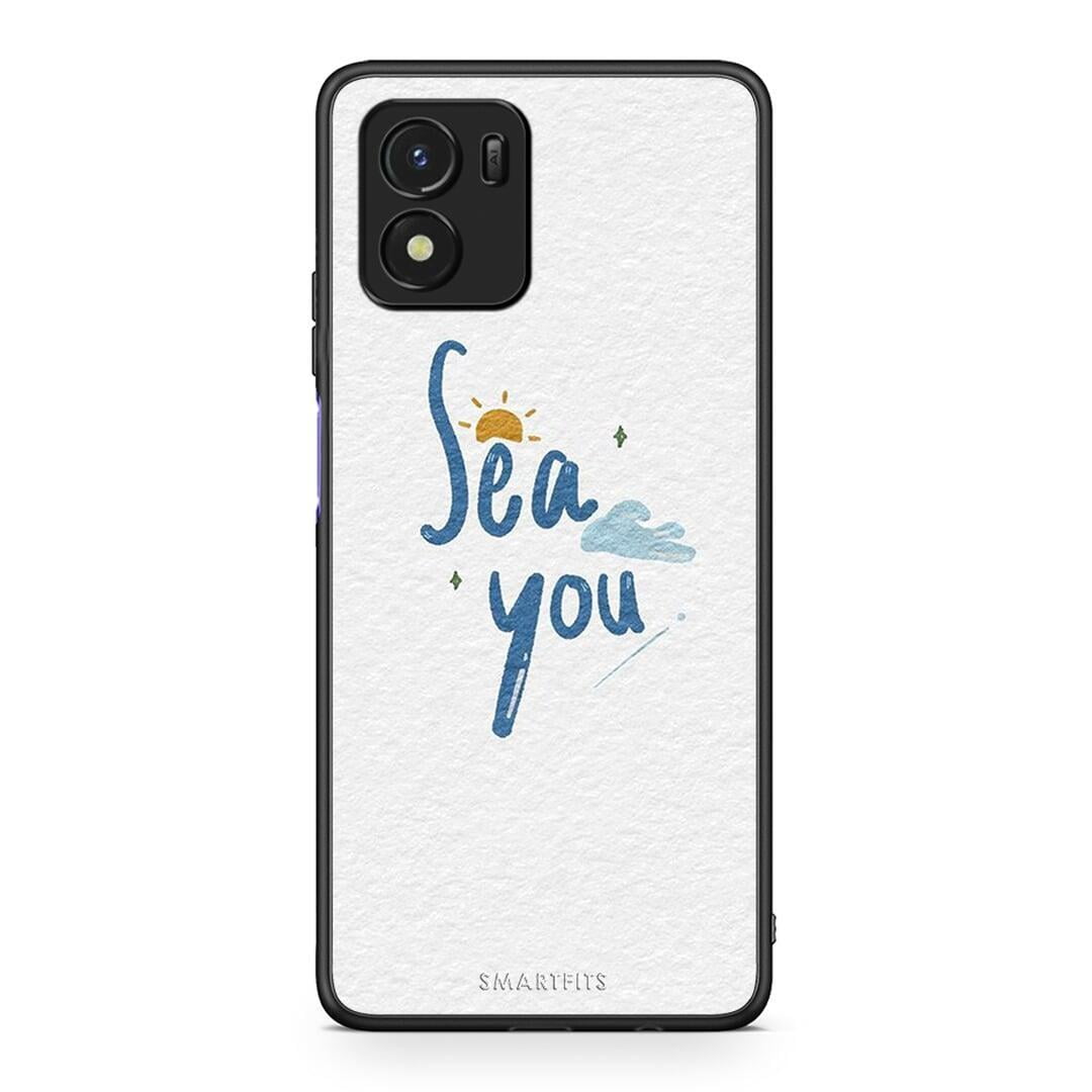 Vivo Y01 / Y15s Sea You Θήκη από τη Smartfits με σχέδιο στο πίσω μέρος και μαύρο περίβλημα | Smartphone case with colorful back and black bezels by Smartfits