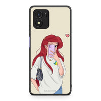 Thumbnail for Vivo Y01 / Y15s Walking Mermaid Θήκη από τη Smartfits με σχέδιο στο πίσω μέρος και μαύρο περίβλημα | Smartphone case with colorful back and black bezels by Smartfits