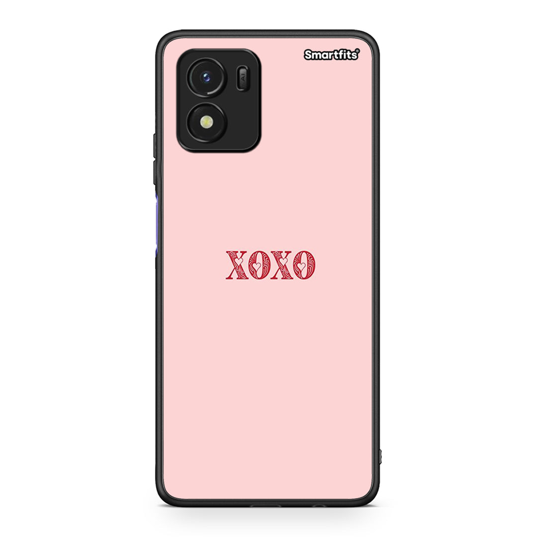 Vivo Y01 / Y15s XOXO Love θήκη από τη Smartfits με σχέδιο στο πίσω μέρος και μαύρο περίβλημα | Smartphone case with colorful back and black bezels by Smartfits
