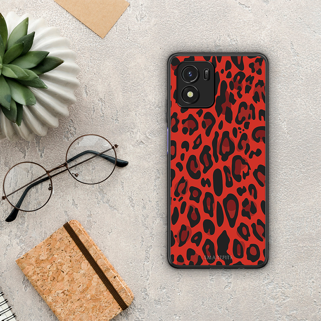 Animal Red Leopard - Vivo Y01 / Y15s case