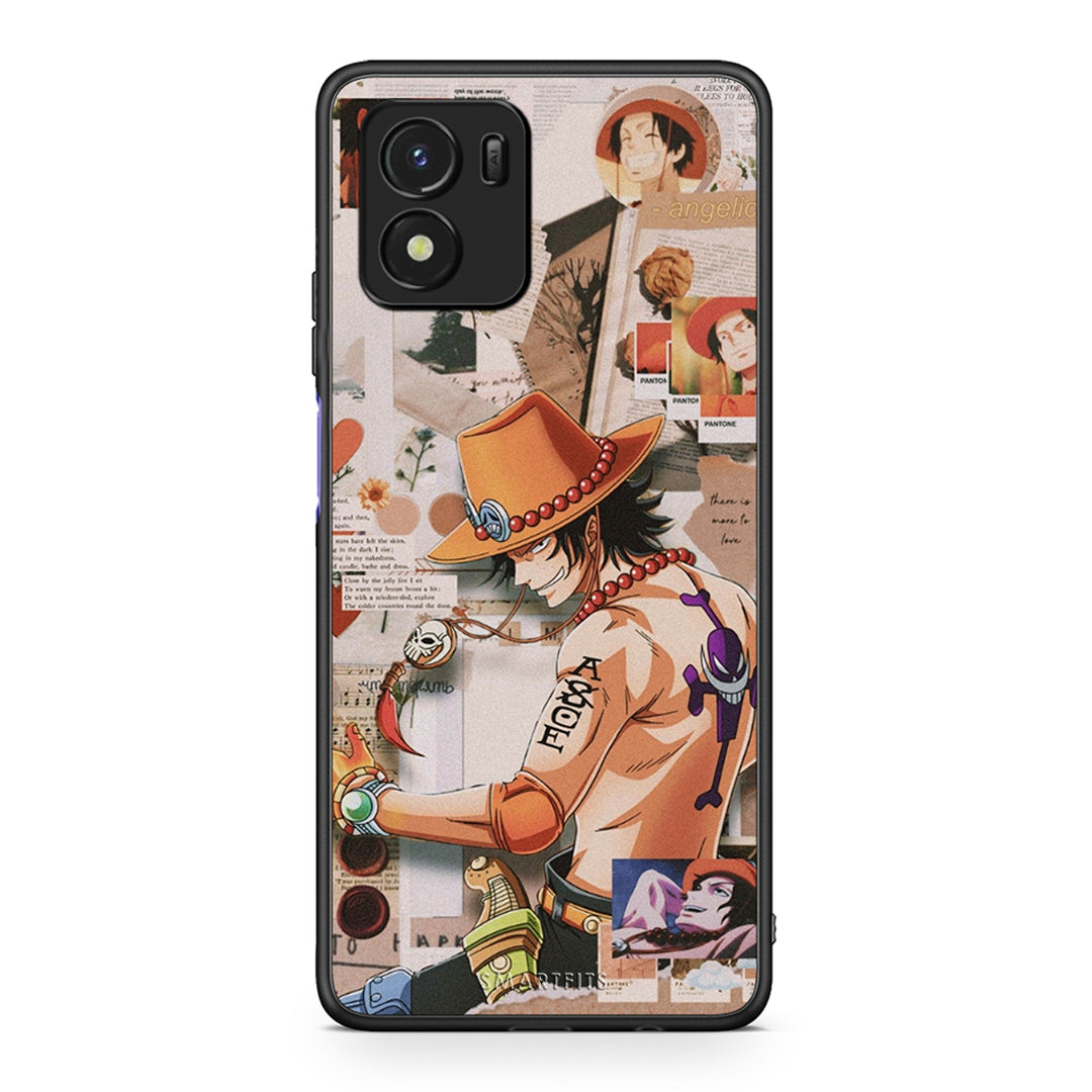 Vivo Y01 / Y15s Anime Collage θήκη από τη Smartfits με σχέδιο στο πίσω μέρος και μαύρο περίβλημα | Smartphone case with colorful back and black bezels by Smartfits