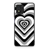 Thumbnail for Vivo Y01 / Y15s Black Hearts θήκη από τη Smartfits με σχέδιο στο πίσω μέρος και μαύρο περίβλημα | Smartphone case with colorful back and black bezels by Smartfits
