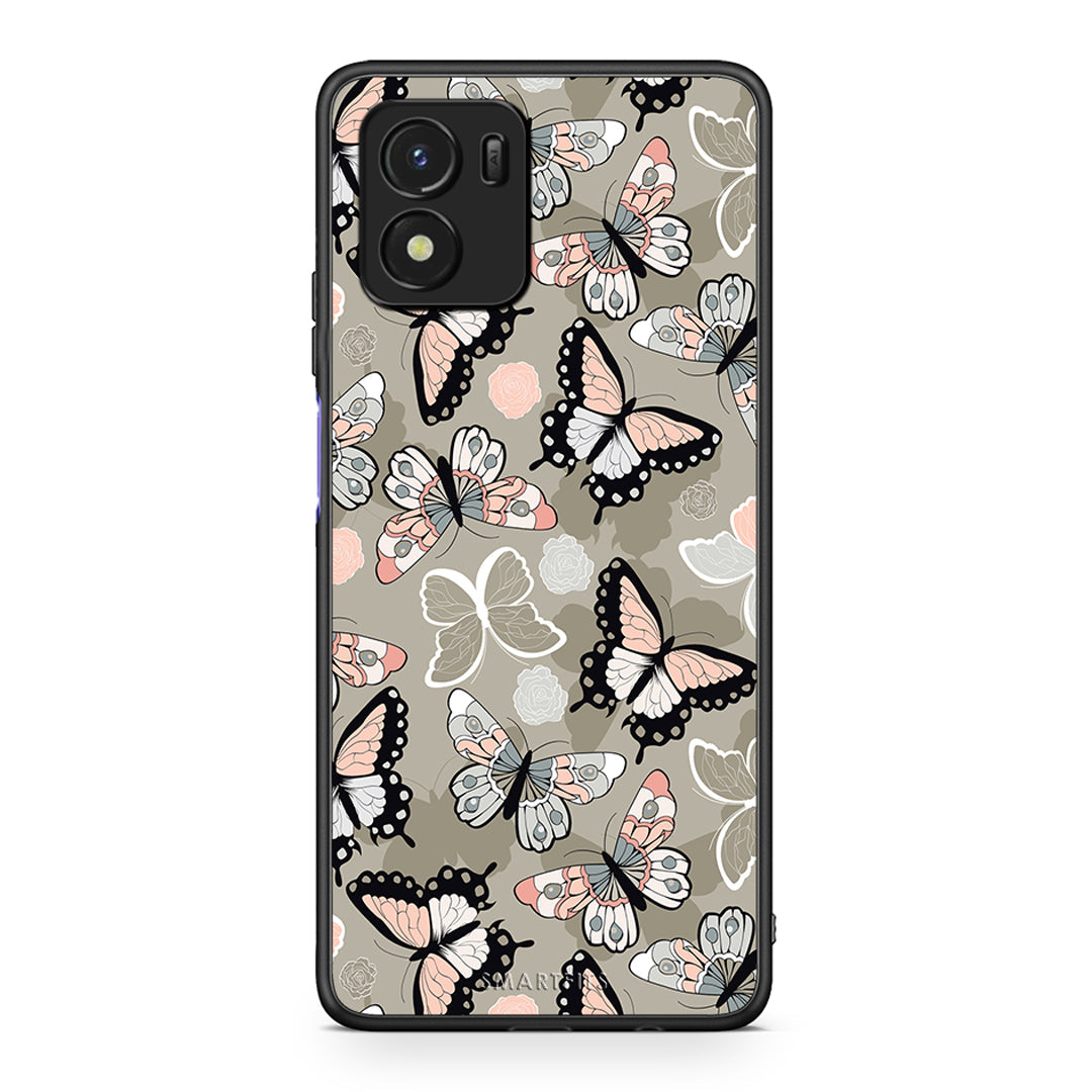 135 - Vivo Y01 / Y15s Butterflies Boho case, cover, bumper