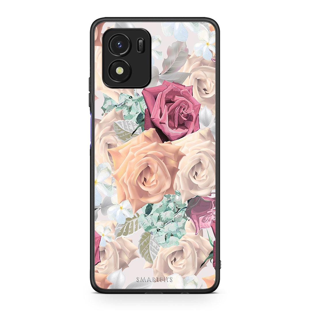 99 - Vivo Y01 / Y15s Bouquet Floral case, cover, bumper