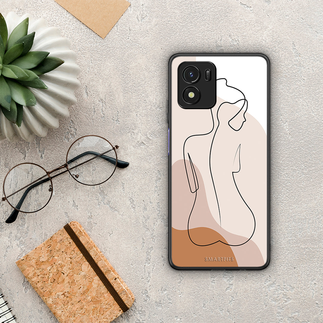 Lineart Woman - Vivo Y01 / Y15S case