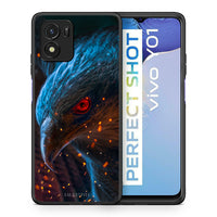 Thumbnail for Θήκη Vivo Y01 / Y15s Eagle PopArt από τη Smartfits με σχέδιο στο πίσω μέρος και μαύρο περίβλημα | Vivo Y01 / Y15s Eagle PopArt case with colorful back and black bezels