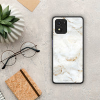 Thumbnail for White Gold Marble - Vivo Y01 / Y15S case