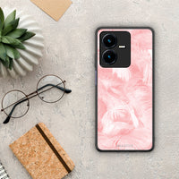 Thumbnail for Boho Pink Feather - Vivo Y22s case