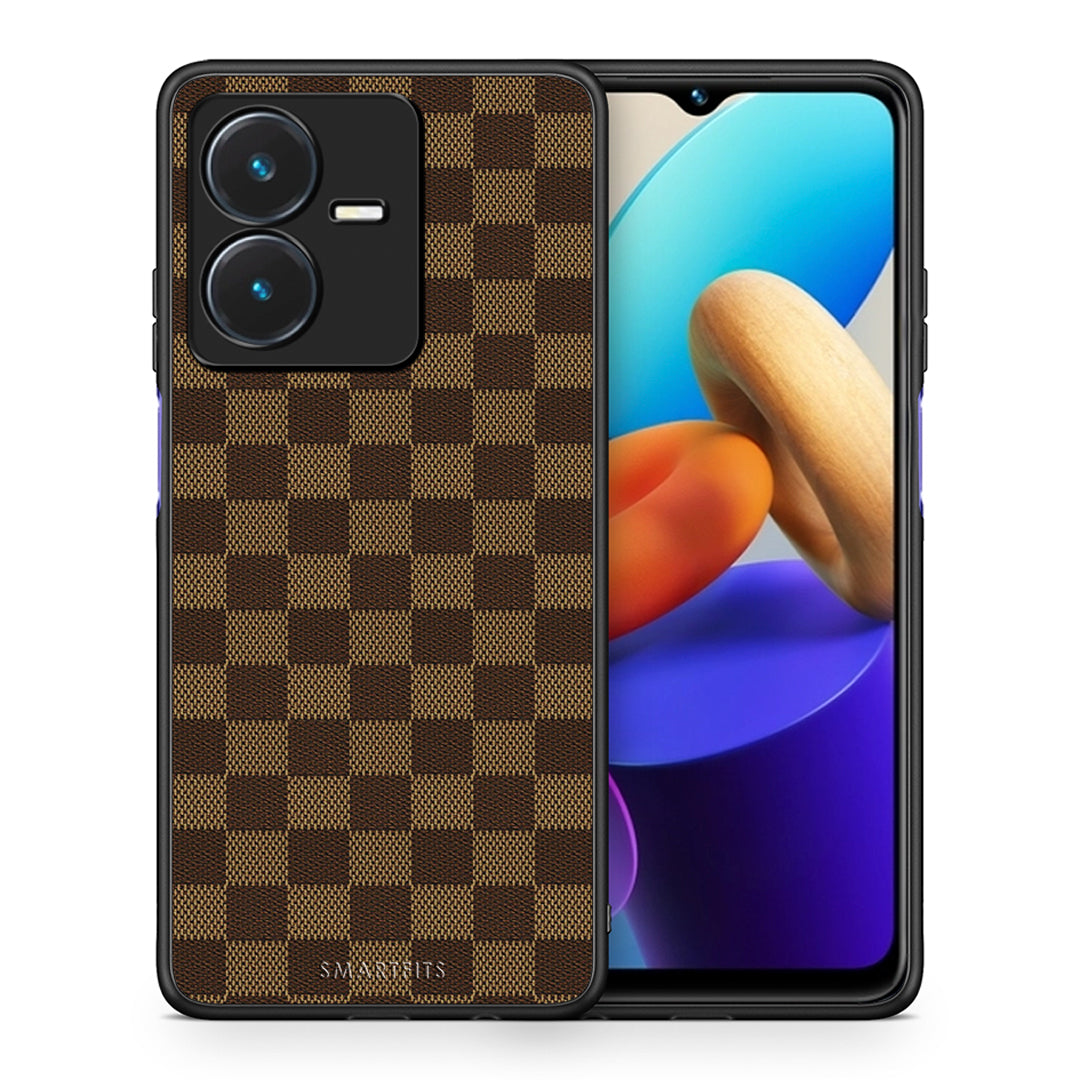 Θήκη Vivo Y22s Glamour Designer από τη Smartfits με σχέδιο στο πίσω μέρος και μαύρο περίβλημα | Vivo Y22s Glamour Designer case with colorful back and black bezels