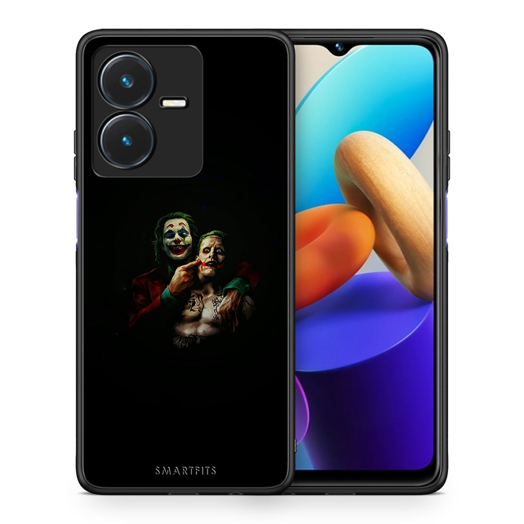 Θήκη Vivo Y22s Clown Hero από τη Smartfits με σχέδιο στο πίσω μέρος και μαύρο περίβλημα | Vivo Y22s Clown Hero case with colorful back and black bezels