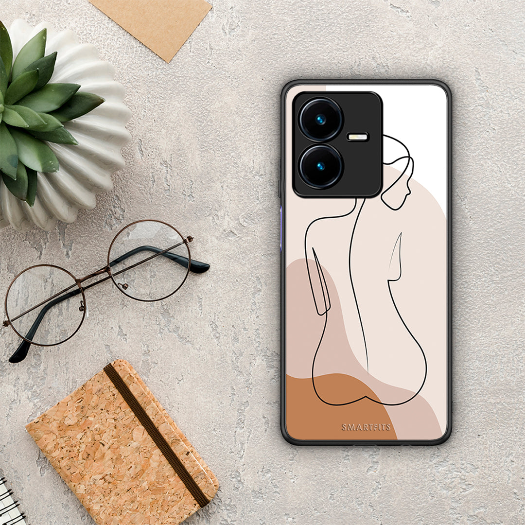 Lineart Woman - Vivo Y22 case