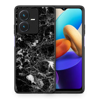 Thumbnail for Θήκη Vivo Y22s Male Marble από τη Smartfits με σχέδιο στο πίσω μέρος και μαύρο περίβλημα | Vivo Y22s Male Marble case with colorful back and black bezels