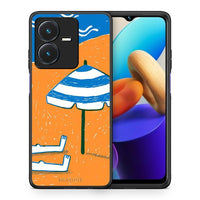 Thumbnail for Θήκη Vivo Y22s Summering από τη Smartfits με σχέδιο στο πίσω μέρος και μαύρο περίβλημα | Vivo Y22s Summering case with colorful back and black bezels