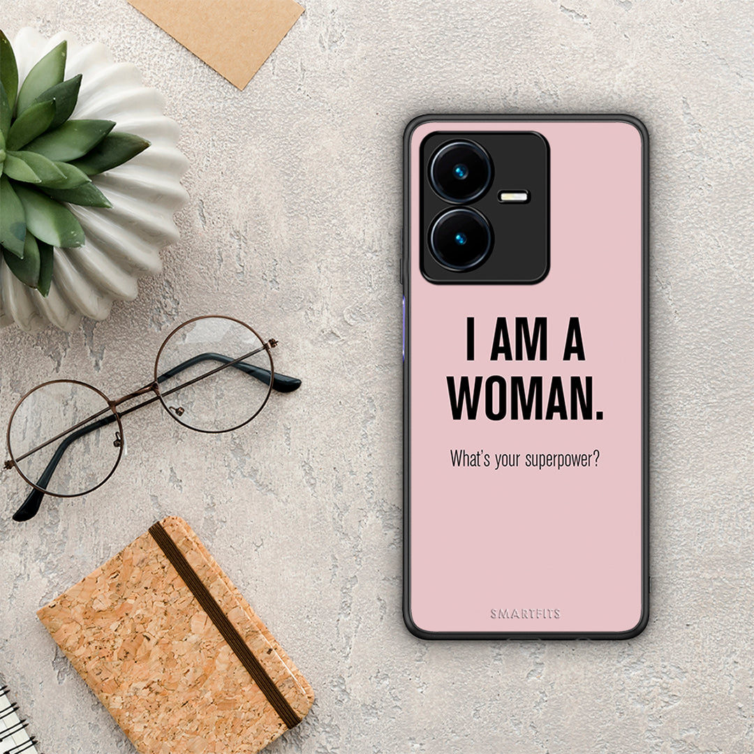 Superpower Woman - Vivo y22 case