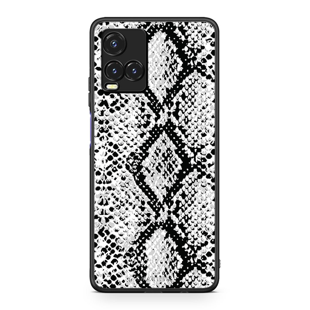 24 - Vivo Y33s / Y21s / Y21 White Snake Animal case, cover, bumper