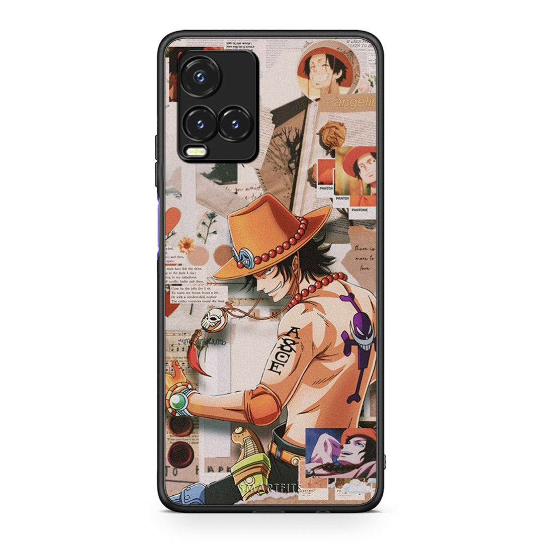 Vivo Y33s / Y21s / Y21 Anime Collage θήκη από τη Smartfits με σχέδιο στο πίσω μέρος και μαύρο περίβλημα | Smartphone case with colorful back and black bezels by Smartfits