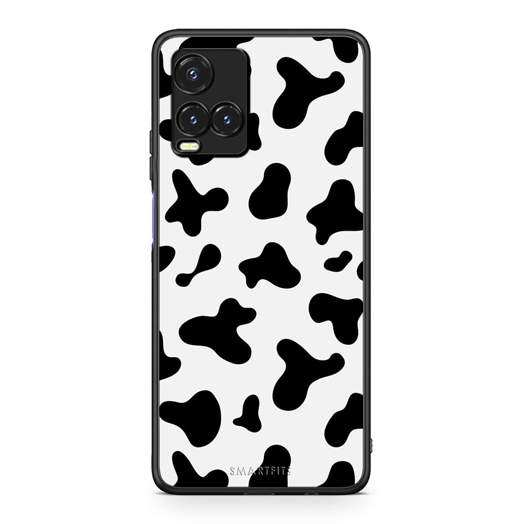 Vivo Y33s / Y21s / Y21 Cow Print θήκη από τη Smartfits με σχέδιο στο πίσω μέρος και μαύρο περίβλημα | Smartphone case with colorful back and black bezels by Smartfits