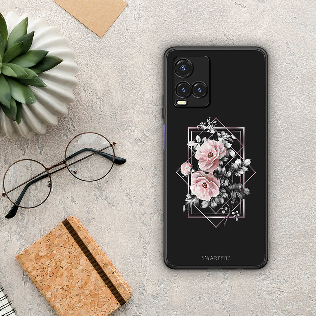 Flower Frame - Vivo y33s / y21s / y21 case