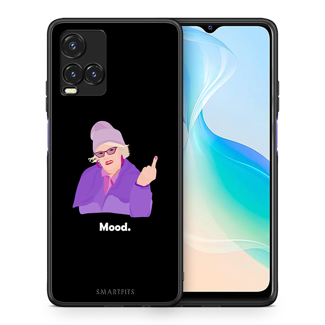 Θήκη Vivo Y33s / Y21s / Y21 Grandma Mood Black από τη Smartfits με σχέδιο στο πίσω μέρος και μαύρο περίβλημα | Vivo Y33s / Y21s / Y21 Grandma Mood Black case with colorful back and black bezels