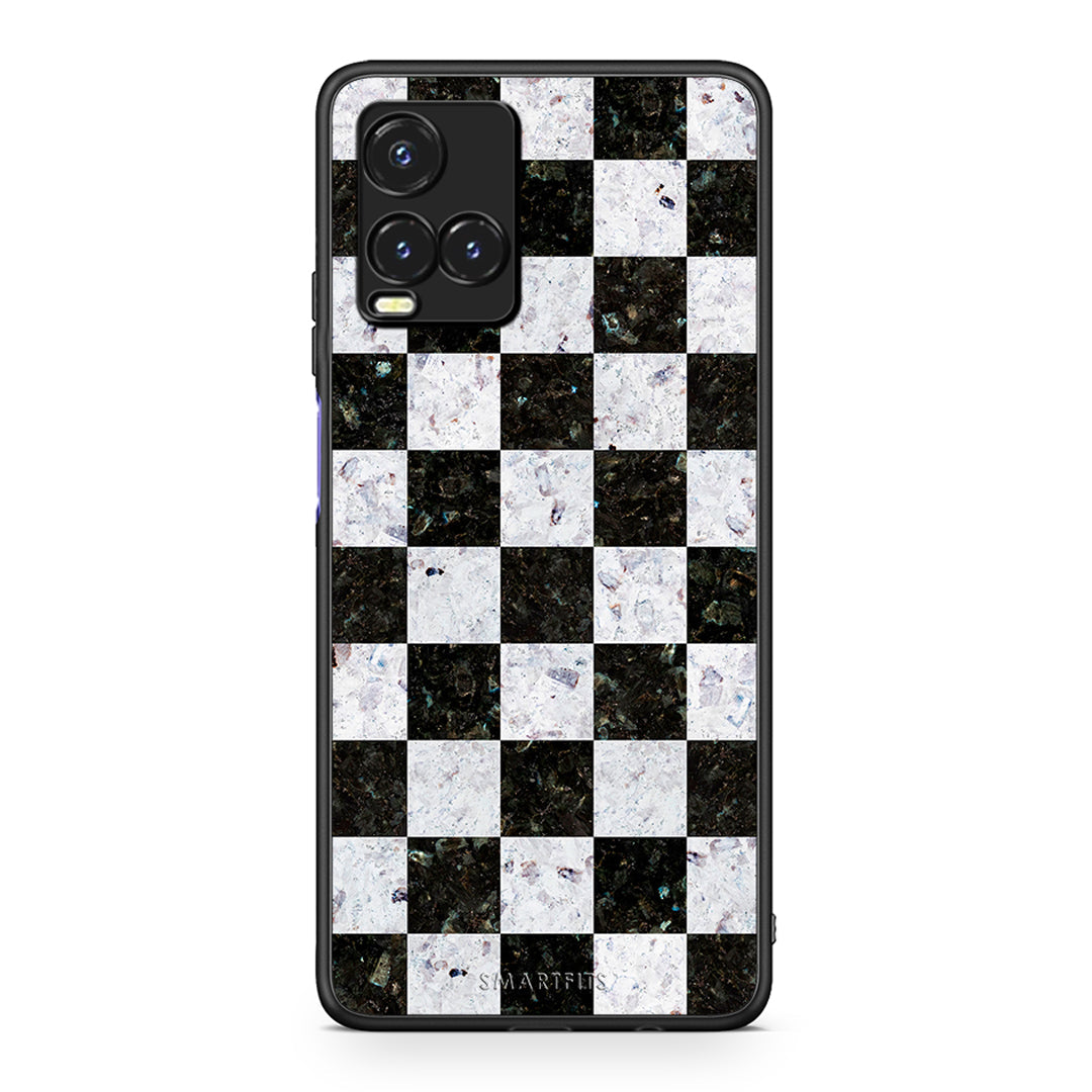 4 - Vivo Y33s / Y21s / Y21 Square Geometric Marble case, cover, bumper