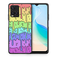 Thumbnail for Θήκη Vivo Y33s / Y21s / Y21 Melting Rainbow από τη Smartfits με σχέδιο στο πίσω μέρος και μαύρο περίβλημα | Vivo Y33s / Y21s / Y21 Melting Rainbow case with colorful back and black bezels