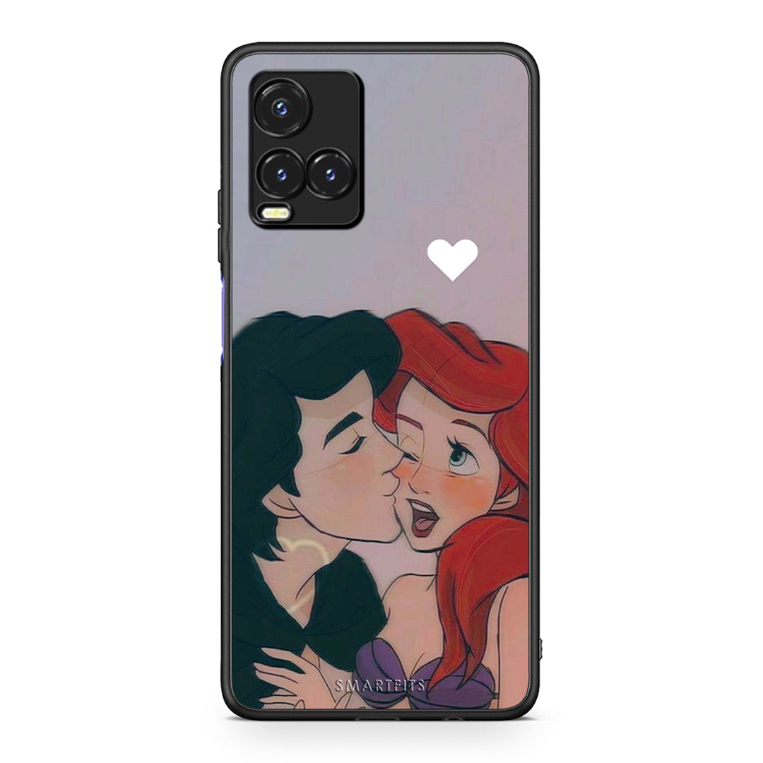 Vivo Y33s / Y21s / Y21 Mermaid Love Θήκη Αγίου Βαλεντίνου από τη Smartfits με σχέδιο στο πίσω μέρος και μαύρο περίβλημα | Smartphone case with colorful back and black bezels by Smartfits