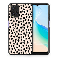 Thumbnail for Θήκη Vivo Y33s / Y21s / Y21 New Polka Dots από τη Smartfits με σχέδιο στο πίσω μέρος και μαύρο περίβλημα | Vivo Y33s / Y21s / Y21 New Polka Dots case with colorful back and black bezels