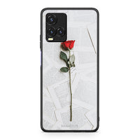 Thumbnail for Vivo Y33s / Y21s / Y21 Red Rose θήκη από τη Smartfits με σχέδιο στο πίσω μέρος και μαύρο περίβλημα | Smartphone case with colorful back and black bezels by Smartfits