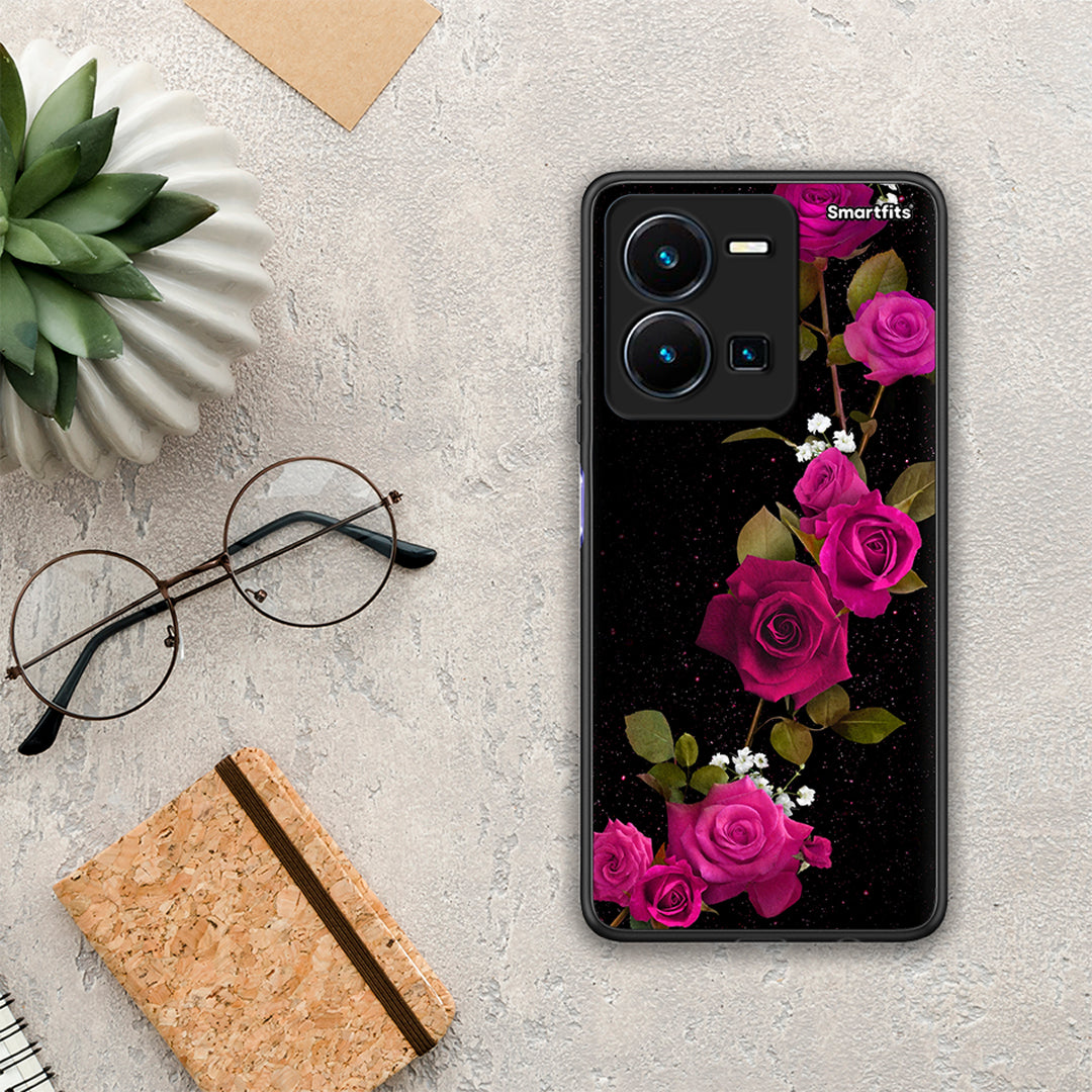 Flower Red Roses - Vivo Y35 5G case