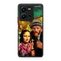 Thumbnail for Vivo Y35 5G Funny Art θήκη από τη Smartfits με σχέδιο στο πίσω μέρος και μαύρο περίβλημα | Smartphone case with colorful back and black bezels by Smartfits