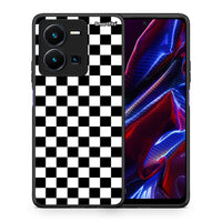 Thumbnail for Θήκη Vivo Y35 5G Squares Geometric από τη Smartfits με σχέδιο στο πίσω μέρος και μαύρο περίβλημα | Vivo Y35 5G Squares Geometric case with colorful back and black bezels