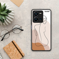 Thumbnail for Lineart Woman - Vivo Y35 5G case