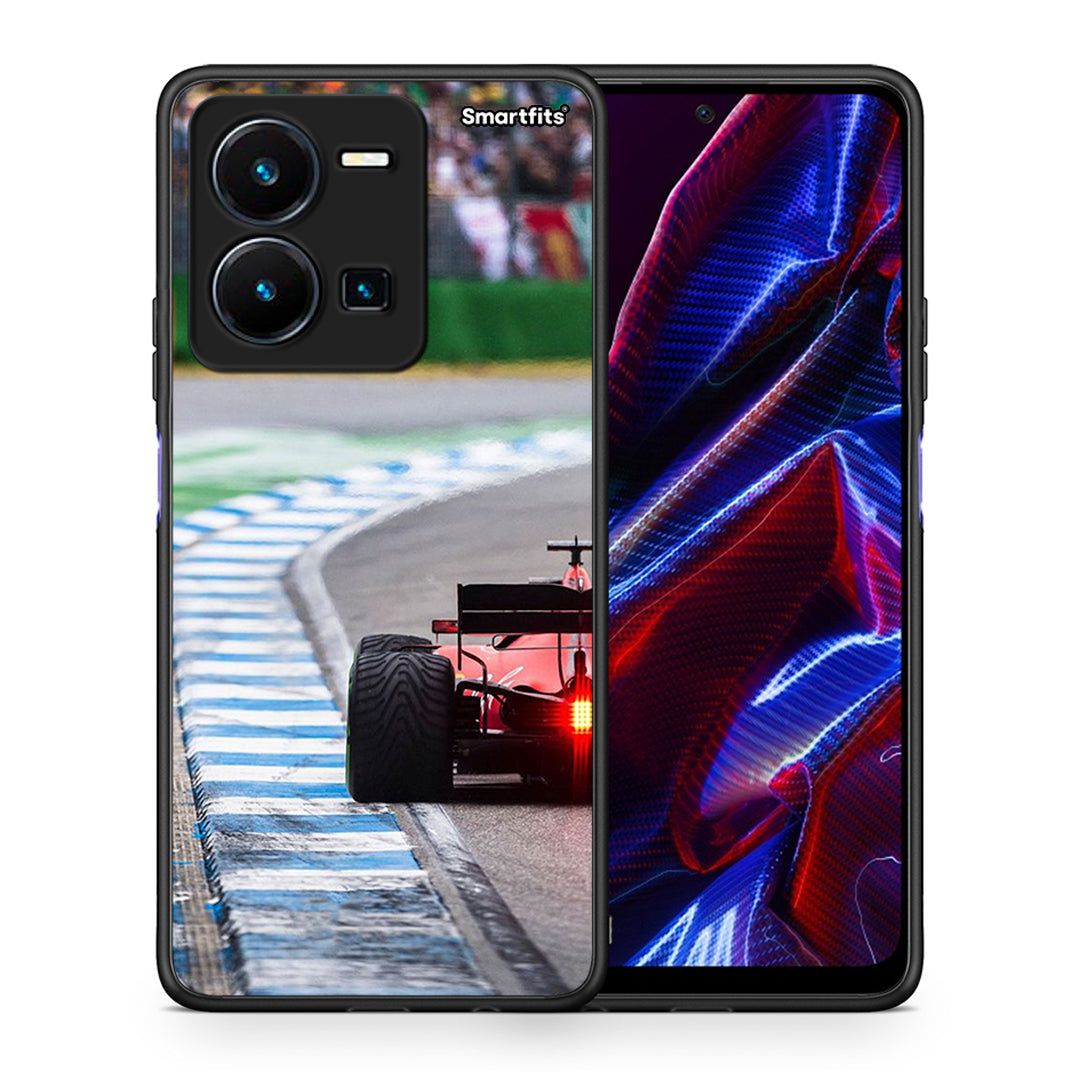 Θήκη Vivo Y35 5G Racing Vibes από τη Smartfits με σχέδιο στο πίσω μέρος και μαύρο περίβλημα | Vivo Y35 5G Racing Vibes case with colorful back and black bezels