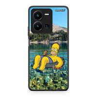 Thumbnail for Vivo Y35 5G Summer Happiness Θήκη από τη Smartfits με σχέδιο στο πίσω μέρος και μαύρο περίβλημα | Smartphone case with colorful back and black bezels by Smartfits