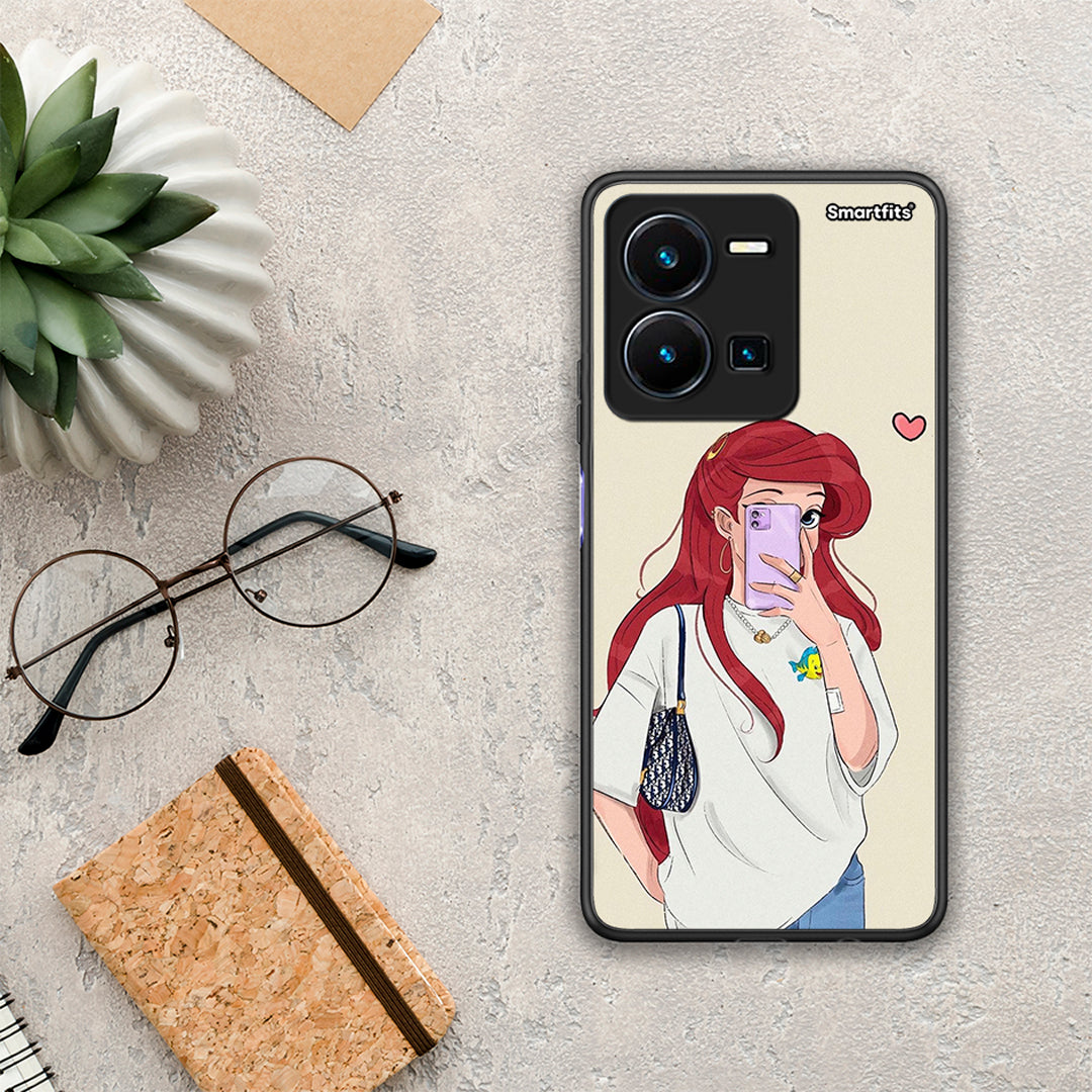 Walking Mermaid - Vivo Y35 5G case