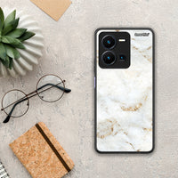 Thumbnail for White Gold Marble - Vivo Y35 5G case