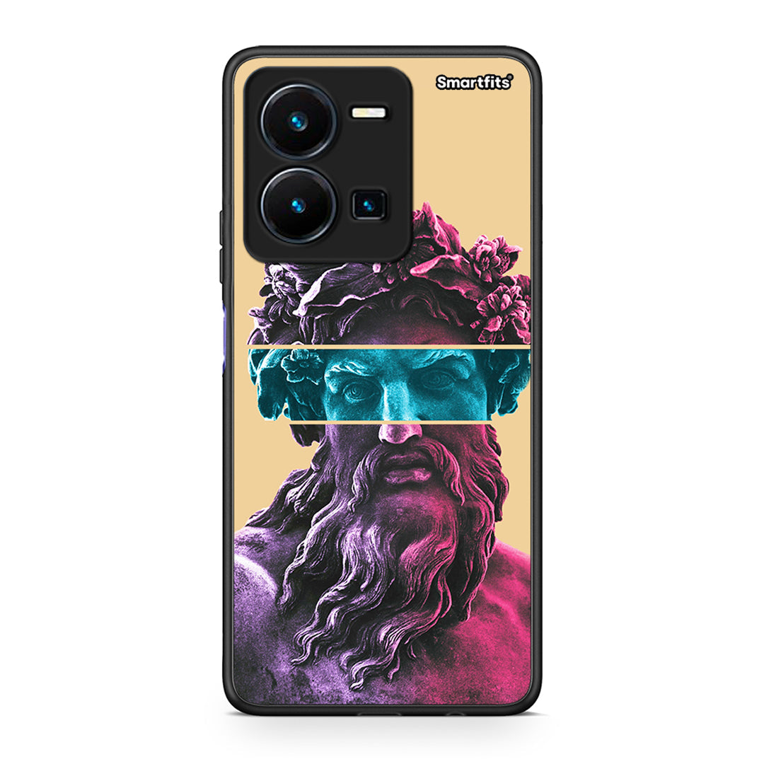 Vivo Y35 5G Zeus Art Θήκη Αγίου Βαλεντίνου από τη Smartfits με σχέδιο στο πίσω μέρος και μαύρο περίβλημα | Smartphone case with colorful back and black bezels by Smartfits