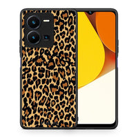 Thumbnail for Θήκη Vivo Y35 Animal Leopard από τη Smartfits με σχέδιο στο πίσω μέρος και μαύρο περίβλημα | Vivo Y35 Animal Leopard Case with Colorful Back and Black Bezels